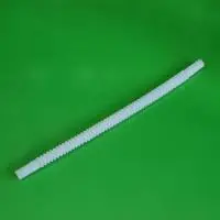 Топливная полиамидная трубка гофрированная, PA12, ID8x250мм, белая