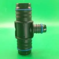 Переходник-тройник ID25-ID15-ID25-Т-образный для системы охлаждения, угловой | NS09-T35-8N