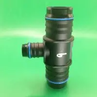 Переходник-тройник ID25-ID15-ID25-Т-образный для системы охлаждения, угловой | NS09-T35-9N