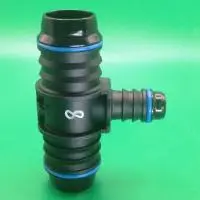 Переходник-тройник ID21-ID12-ID21-Т-образный для системы охлаждения, угловой | NS09-T29-8N