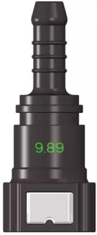 Топливный быстросъемный штуцер 9.89-ID7.5-180° | NS03-E7, прямой