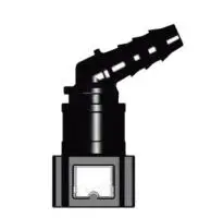 Топливный быстросъёмный штуцер 7.89-ID6-65° | NS03-B34 угловой