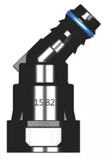 Топливный быстросъемный штуцер 15.82-ID12-135° | NS03-H623, угловой