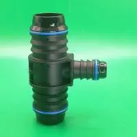 Переходник-тройник ID21-ID12-ID21-Т-образный для системы охлаждения, угловой | NS09-T29-6N