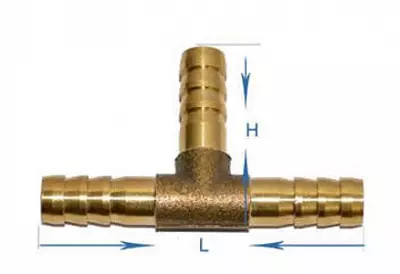 NS03-T52 тройник ID10-ID10-ID10