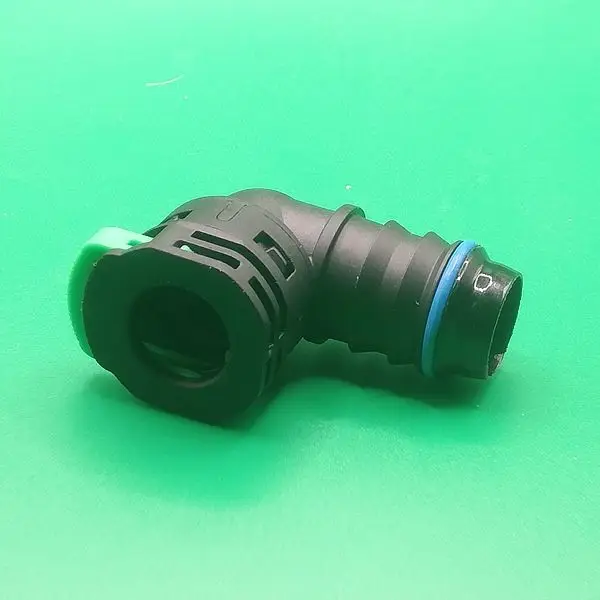 Быстросъемный разъем CQC14-ID15-90° для системы охлаждения, угловой | NS09-270-34