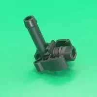 Быстросъемный разъем DN6-ID7.5-90° для системы стеклоочистителя, угловой | NS09-DN6-5