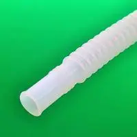 Топливная полиамидная трубка гофрированная, PA12, ID8x200мм, белая