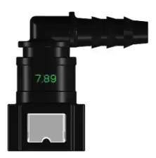 Топливный быстросъёмный штуцер 7.89-ID6-90° | NS03-B13 прямой