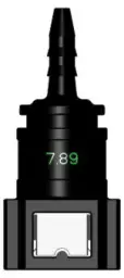 Топливный быстросъемный штуцер 7.89-ID3-180° | NS03-B23 прямой
