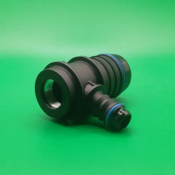 Переходник тройник  ID25-ID12-G3/8-Т-образный для системы охлаждения, угловой | NS09-LM28