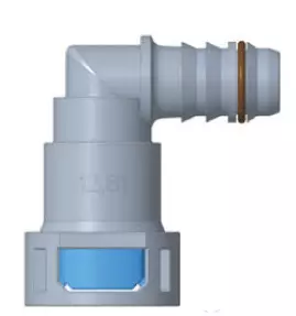 Топливный быстросъемный штуцер 12.61-ID12-90° | NS03-G189, угловой