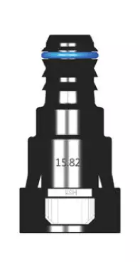 Топливный быстросъемный штуцер 15.82-ID14-180° | NS03-H611, прямой