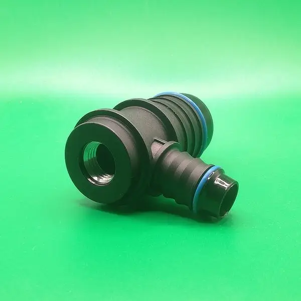 Переходник тройник  ID25-ID14-m14-Т-образный для системы охлаждения, угловой | NS09-LM7