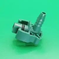 Быстросъемный разъем DN6-ID6-90° для системы стеклоочистителя, угловой | NS09-DN6-4GR