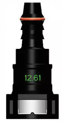 Топливный быстросъемный штуцер 12.61-ID9-180° | NS03-G19, прямой