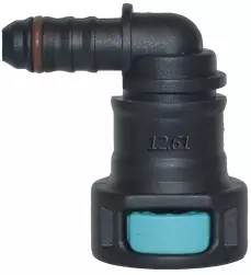 Топливный быстросъёмный штуцер 12.61-ID8-90° | NS03-G34, угловой