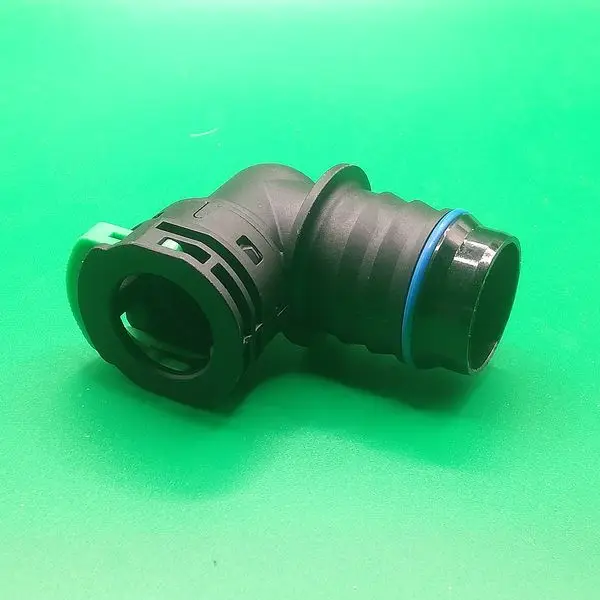 Быстросъемный разъем CQC20-ID25-90° для системы охлаждения, угловой | NS09-270-43