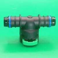 Быстросъемный разъем-тройник CQC14-ID12-ID12-Т-образный системы охлаждения, угловой | NS09-270-101