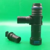 Быстросъем тройник с запорным клапаном 15.82-ID21-CQC18 Т-образный системы охлаждения | NS09-ZF-12