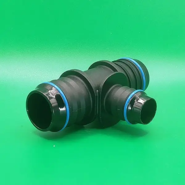 Переходник-тройник ID22-ID15-ID22-Т-образный для системы охлаждения, угловой | NS09-T42