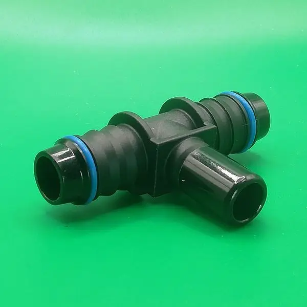 Быстросъемный штуцер ID14-CQC10-ID14-Т-образный для системы охлаждения, угловой | NS09-T51