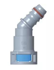 Топливный быстросъемный штуцер 11.8-ID12-135° | NS03-G68, угловой