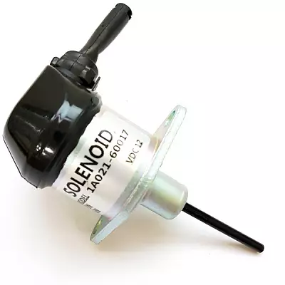 Клапан (соленоид) отсечки топлива 1A021-60017 для KUBOTA, HYUNDAI, 12В