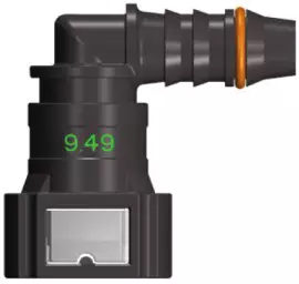 Топливный быстросъемный штуцер 9.49-ID8-90° | NS03-D4