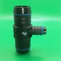 Переходник-тройник ID25-ID14-ID25-Т-образный для системы охлаждения, угловой | NS09-T30-XK-8N