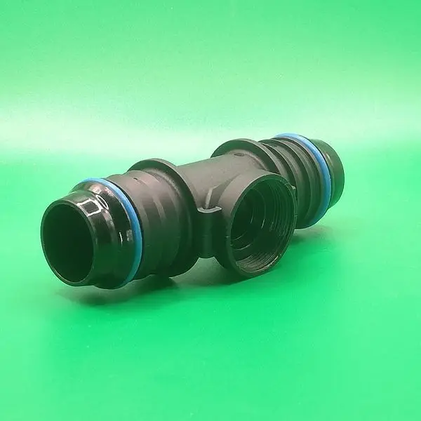 Переходник-тройник ID21-24мм-ID21-Т-образный для системы охлаждения, угловой | NS09-T60