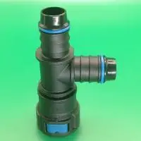 Быстросъемный разъем-тройник  15.82-ID14-14-Т-образный для водяного охлаждения, угловой | NS09-HW27