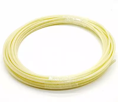 Топливная пластиковая полиамидная трубка ID4, 6x1, PA12, белая полупрозрачная