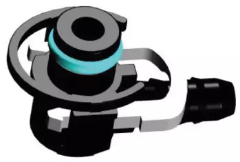 NS03-NW2 быстросъемный коннектор обратки 12-ID6-90°, NS03-NW2