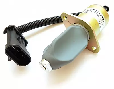 Клапан (соленоид) отсечки топлива 6681512, 6690563 на BOBCAT, 12В