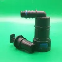 Быстросъемный разъем с запорным клапаном 16.0-ID10-90° для системы охлаждения, угловой | NS09-ZF-19