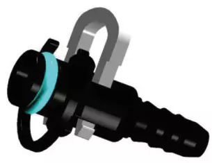 NS03-NW1 быстросъемный коннектор обратки 12-ID6-180°, NS03-NW1