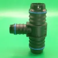 Переходник-тройник ID21-ID14-ID21-Т-образный для системы охлаждения, угловой | NS09-T28