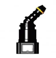 Топливный быстросъёмный штуцер 9.89-ID6-45° | NS03-E13, угловой