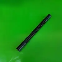 Топливная полиамидная трубка гофрированная, PA12, ID10x150мм, черная