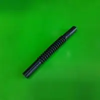 Топливная полиамидная трубка гофрированная, PA12, ID6x100мм, черная