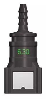 Топливный быстросъемный штуцер 6.30-ID3-180° | NS03-A1 прямой