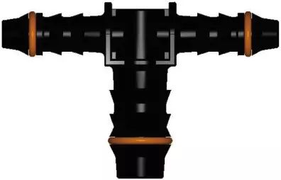 NS03-T6 топливный переходник тройник ID6-ID10-ID6