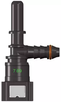 Топливный быстросъемный штуцер 7.89-7.89(90°)-ID6(180°) | NS03-B15 Т-образный