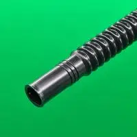 Топливная полиамидная трубка гофрированная, PA12, ID10x250мм, черная