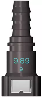 Топливный быстросъемный штуцер 9.89-ID9-180° | NS03-E3, прямой