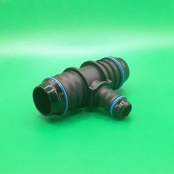 Переходник-тройник ID21-ID12-ID21-Т-образный для системы охлаждения, угловой | NS09-T29