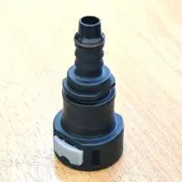 Топливный быстросъемный штуцер 11.8-ID8-180° | NS09-G4, прямой