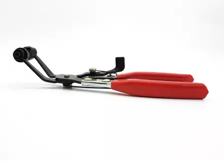 Инструмент для пружинных хомутов. Изогнутые клещи.