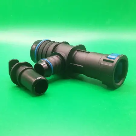 Быстросъем тройник с запорным клапаном 15.82-ID25-ID14 Т-образный системы охлаждения | NS09-ZF-8